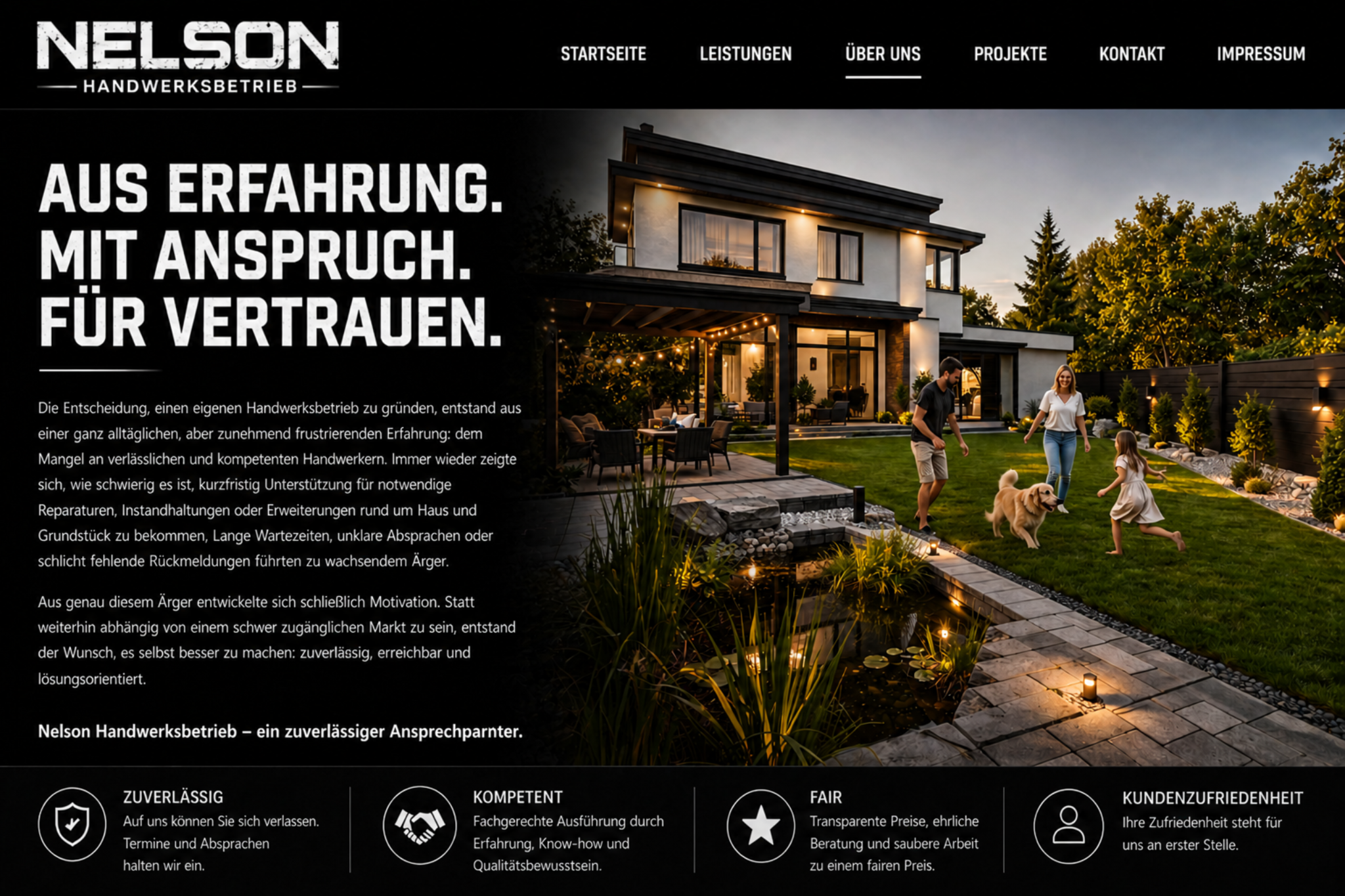 Nelson Handwerksbetrieb - Über uns